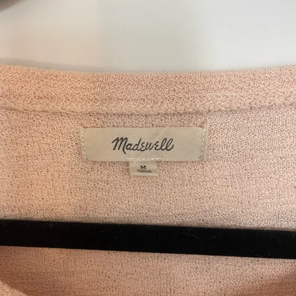 Madewell Light Pink Short Sleeve Top - Image 3