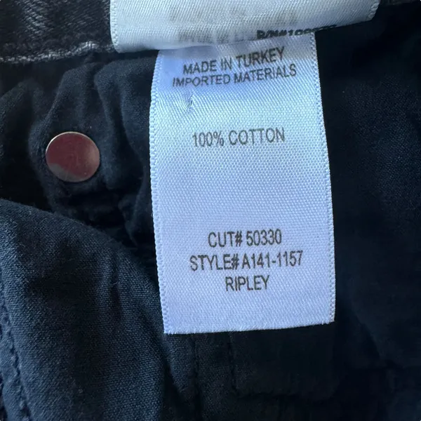 AGOLDE Ripley Straight Jeans Black - Image 8