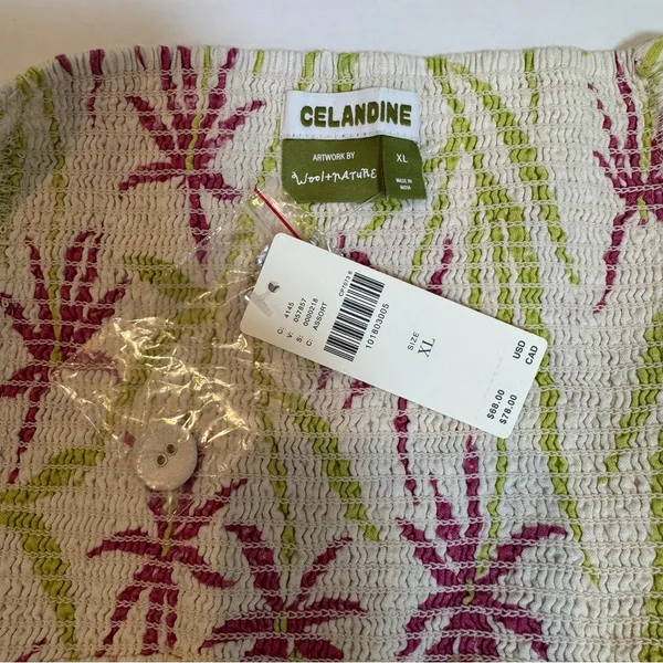 Anthropologie WOOL + NATURE Celandine Linen Wrap Halter Tank Top XL NWT - Image 5