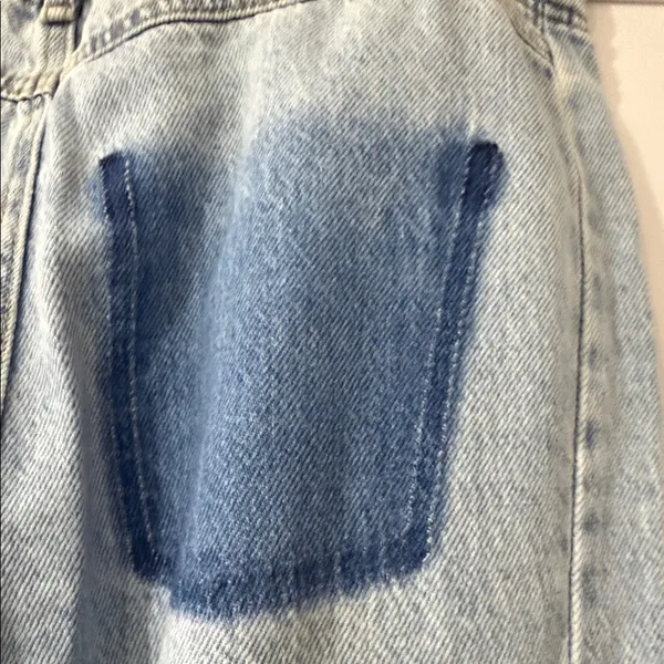 Sincerely Jules Jeans Juniors 5/27 Blue High Rise Wide Leg Distressed SJ28577AZW - Image 13