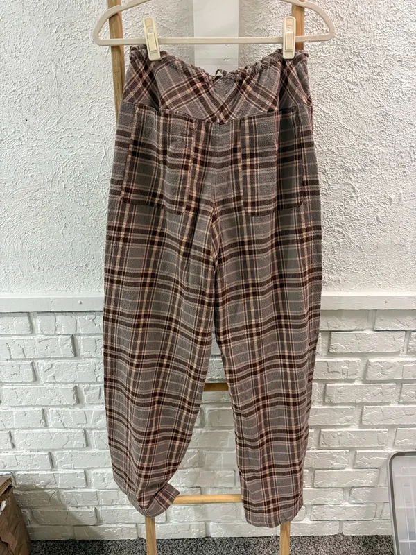 Free People Hudson Canyon Plaid Pants - Image 3