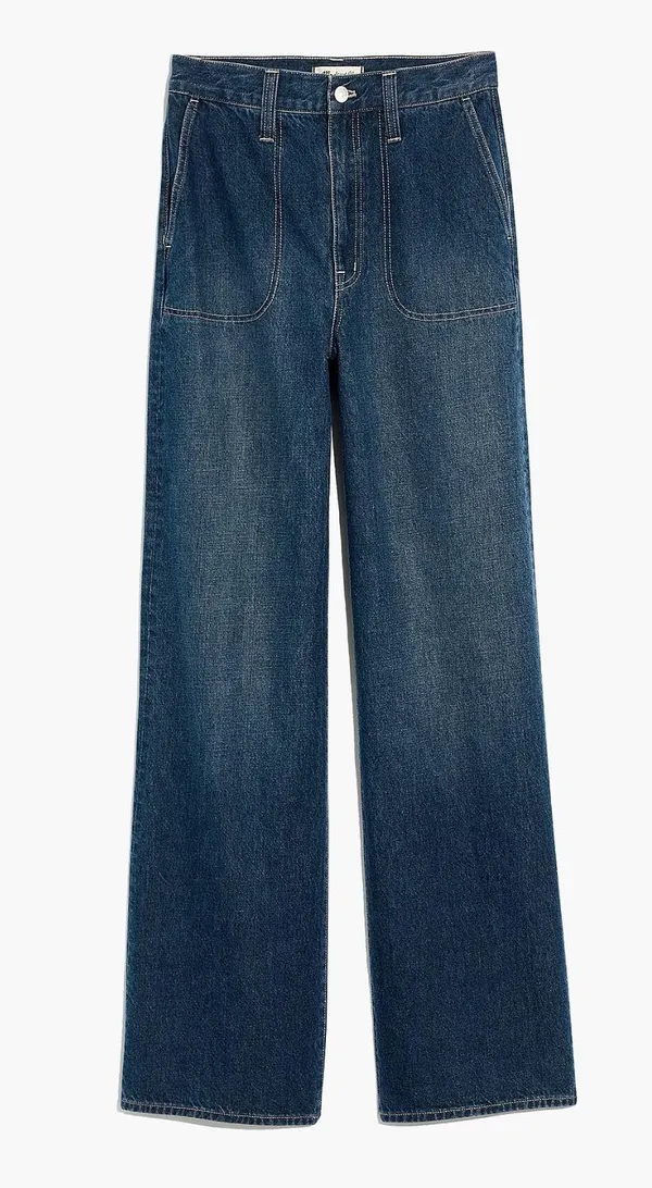 Madewell Superwide-Leg Jeans in Elinwood Wash - Image 4