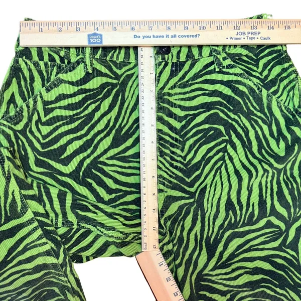 BDG Wide Leg Urban Outfitters Corduroy Pants 29 x 32 Juno Green Zebra Carpenter - Image 9