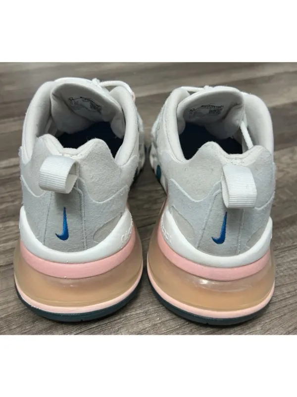 Nike Air Max 270 React Shoes Womens 9.5 American Modern White Pink AT6174-100 - Image 5