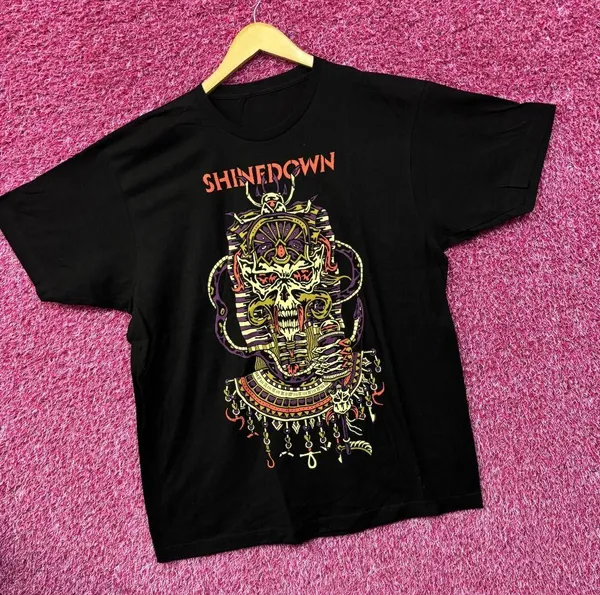 Shine Down Planet Zero Black T-Shirt XL - Image 3