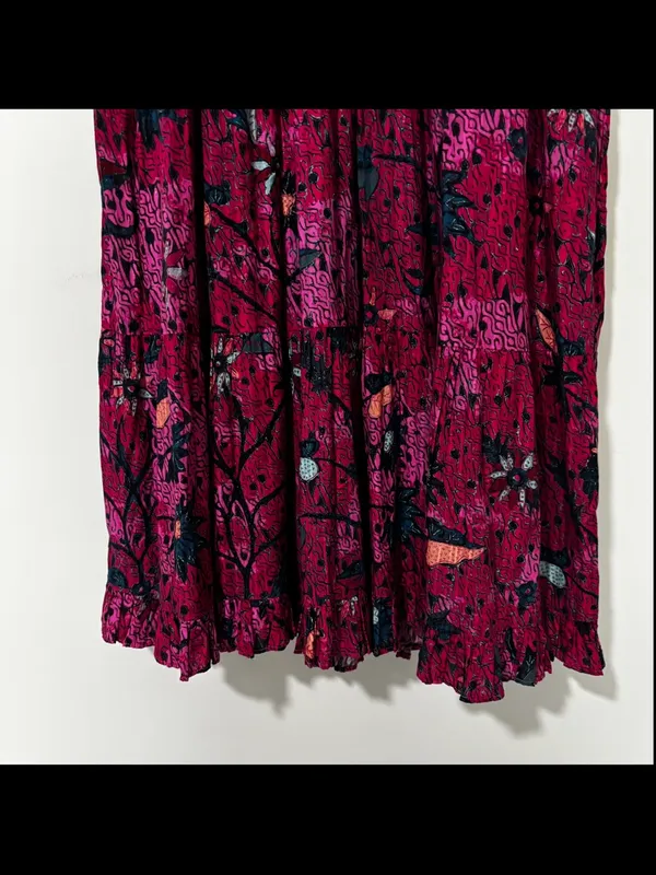 Ulla Johnson Thelma Tiered Puff-Sleeve Midi Dress Size 6 - Image 3