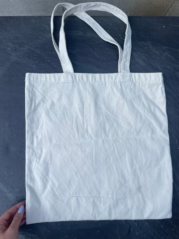 Gorjana cream tote bag - Image 4