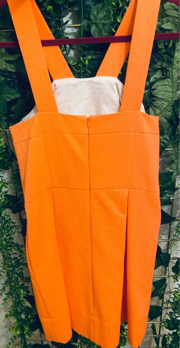 Orange Dress Size 10 - Image 2