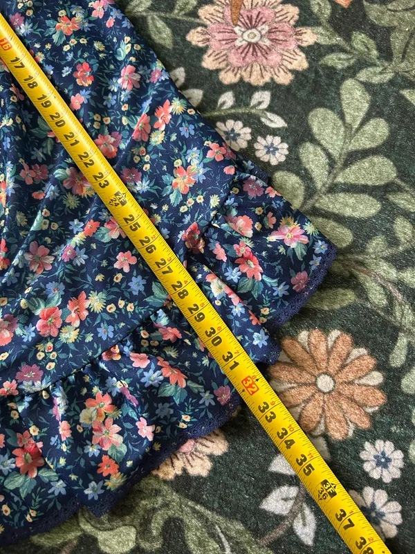 Floral night gown/slip Blue - Image 7
