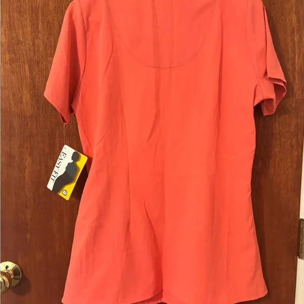 Wonderwink Women's Pink and Orange Shirt - Image 3