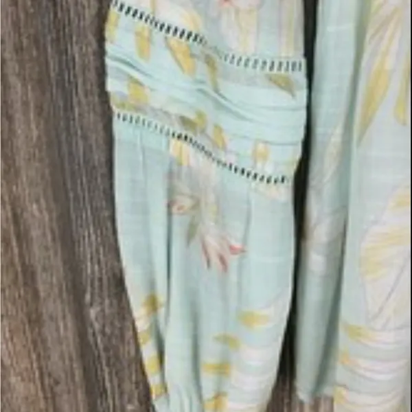 LC Lauren Conrad Aqua shirt - Image 6