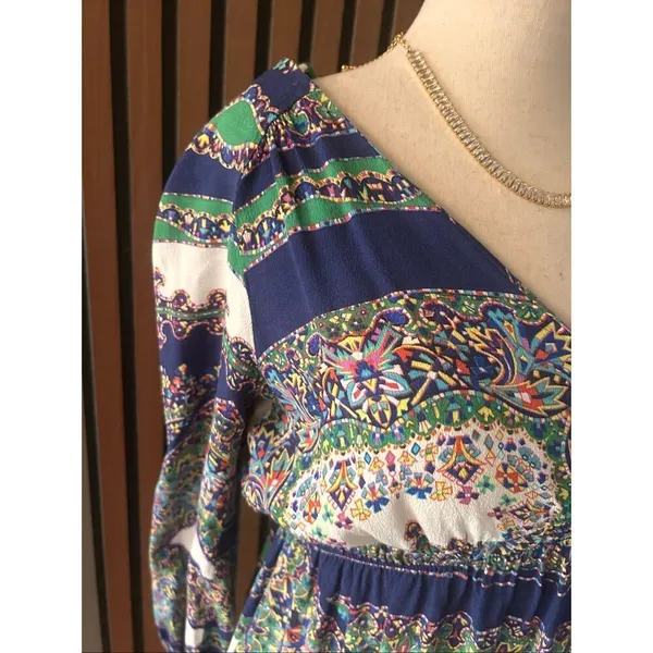 Anthropologie Maeve Monaco Dress Size S Multicolor Boho country girl - Image 4