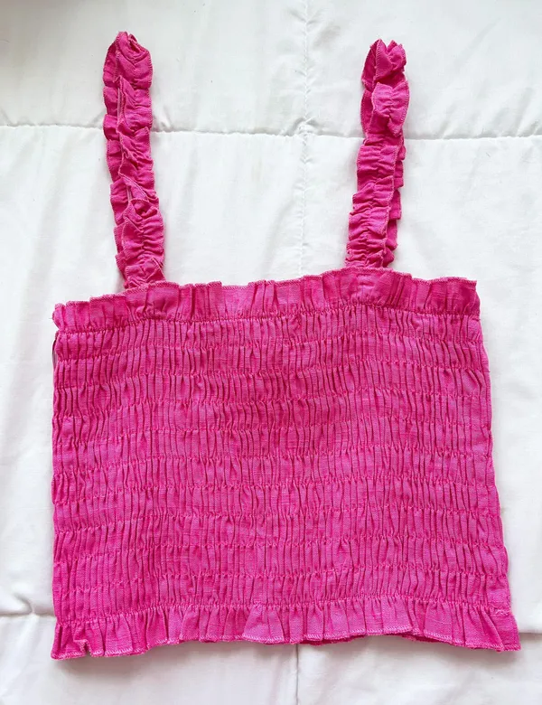 pink tank top Size M - Image 2