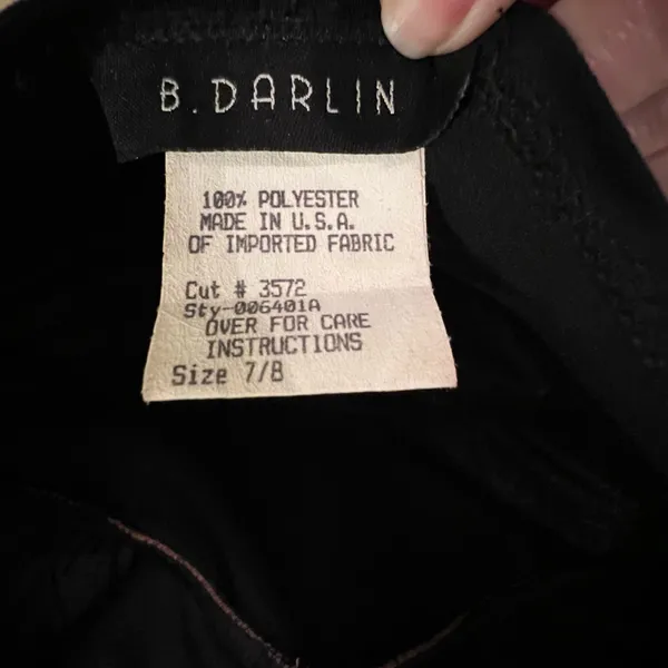 B. Darlin Black Cocktail Dress. Halter Style. - Image 3