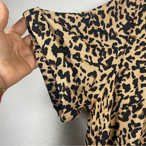 Ava & Viv Leopard print dress SZ 1X - Image 4
