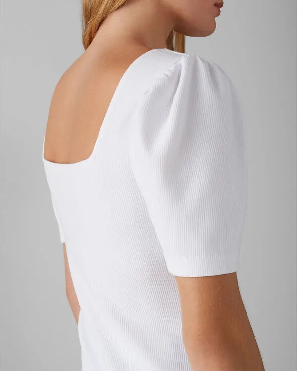 Club Monaco Puff Sleeve Top - Image 3