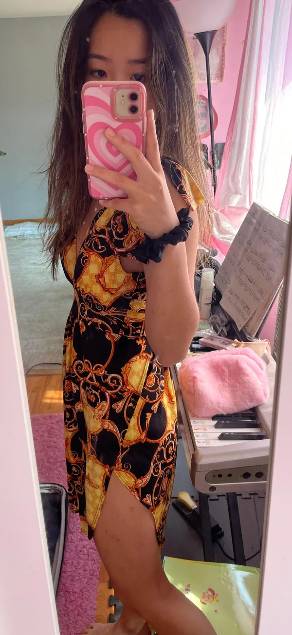 Sexy Dress with Slit - Image 3