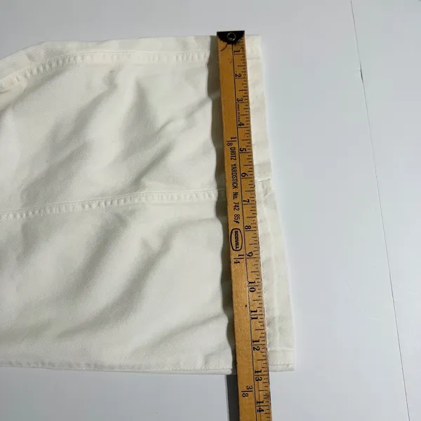 NWT Madewell Wide Sweep Trouser Denim Jeans Cream Size 27 Wide Leg Spring Summer - Image 11