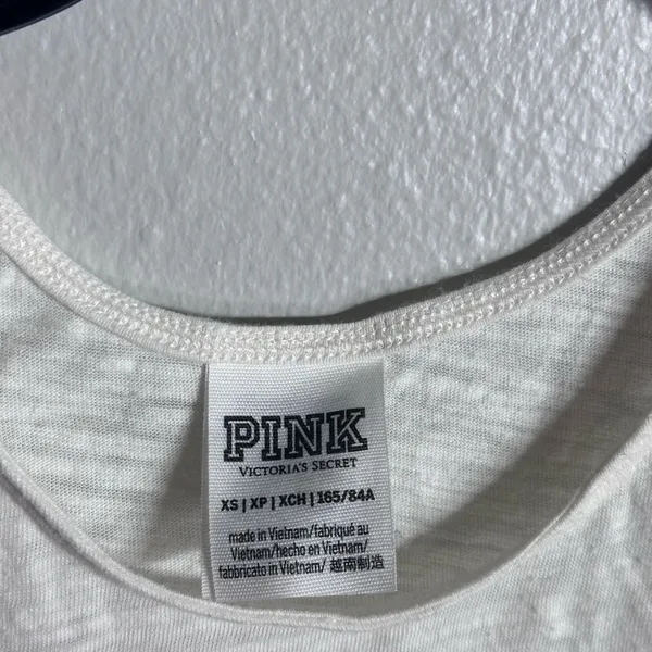 PINK Victoria’s Secret Women Beige Active‎ Tank Top Size XS. - Image 2