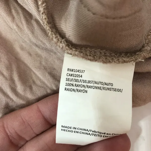 Anthropologie Tiny pink and gold camisole blouse tank top size L - Image 4