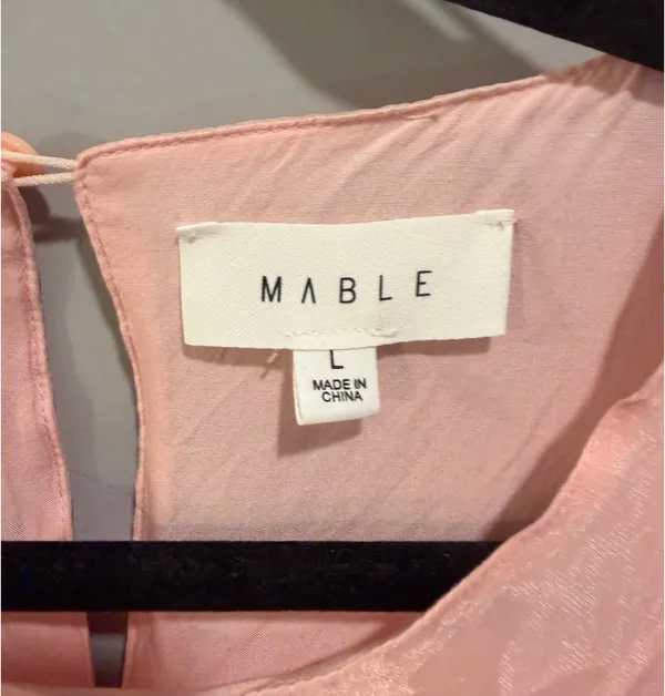 Mable Organza Puff Sleeve Babydoll Dress Light Pink - Image 6
