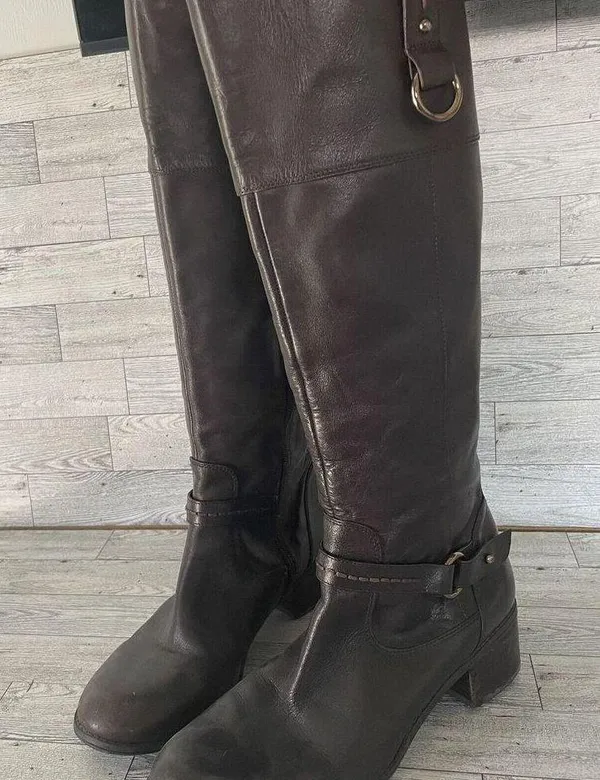 Bandolino Cavanna Women 8.5M Brown Knee High Boot 0611 Classic Equestrian Tall - Image 3