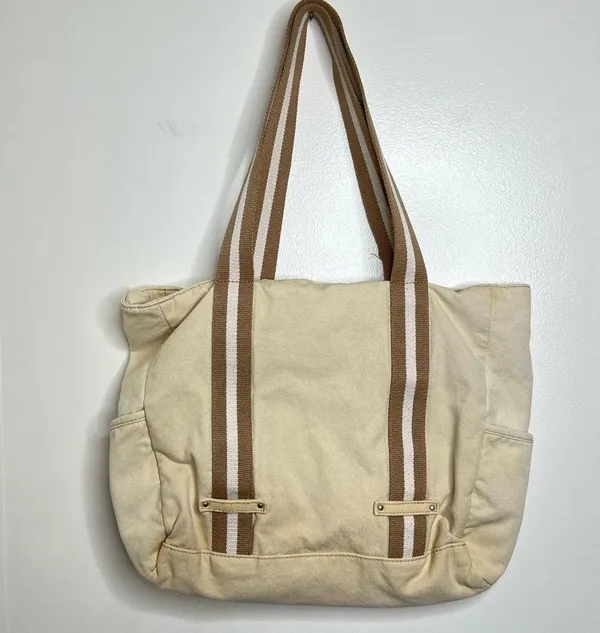Free w/ any purchase Aeropostale Canvas Tote Bag Snap Closure - Image 4