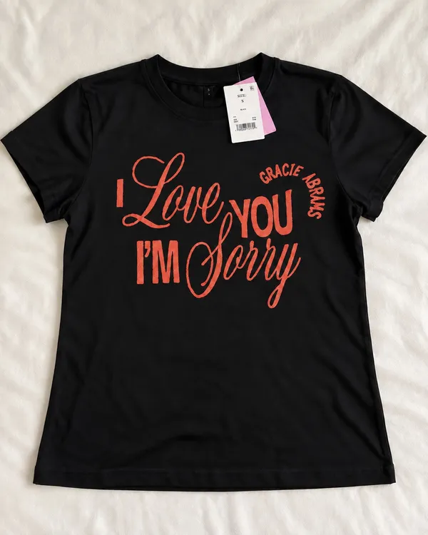 Gracie Abrams “I Love You, I’m Sorry” Black - Image 5