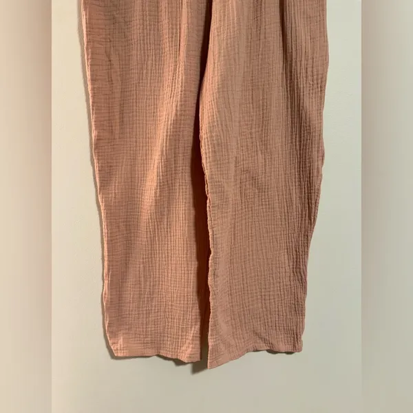 EUC Charlotte Avery Pink Boho Soft Elastic Waist Pants with Pockets size medium - Image 8