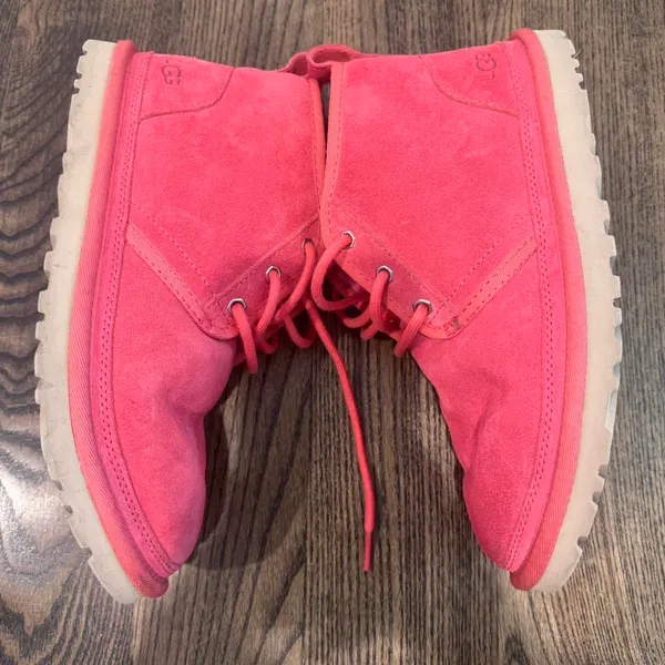 Pink/orange Ugg slippers - Image 2
