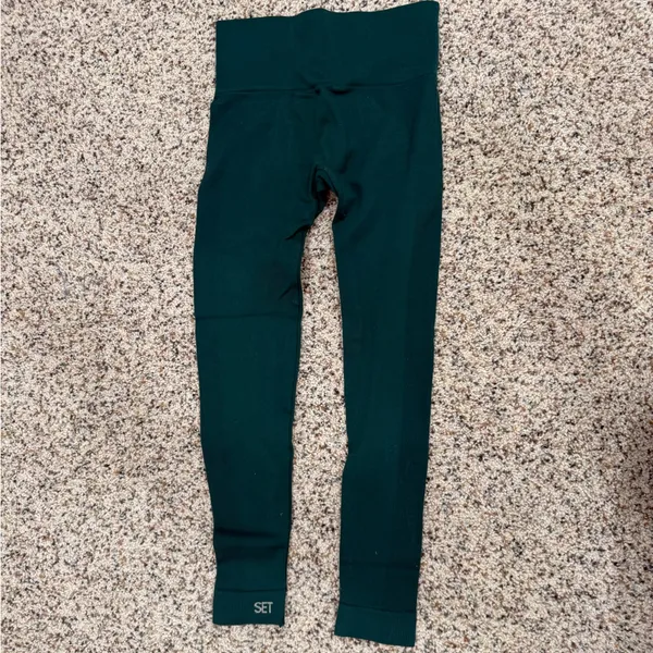 Set Active Emerald Green Leggings - Image 4