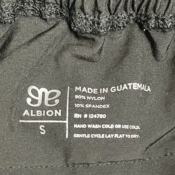 Albion Destination Jogger Pants Black Size Small Elastic Waist Athleisure Travel - Image 10
