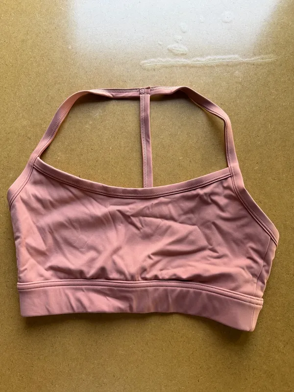 Women's T Strap Sports Bra with Removable Pads Size S #260192 - Image 2