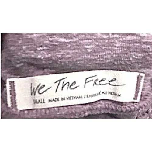 We the Free Bella Vista Tunic Top in Fig‎ Sorbet Size S Purple Oversized Slouchy - Image 5