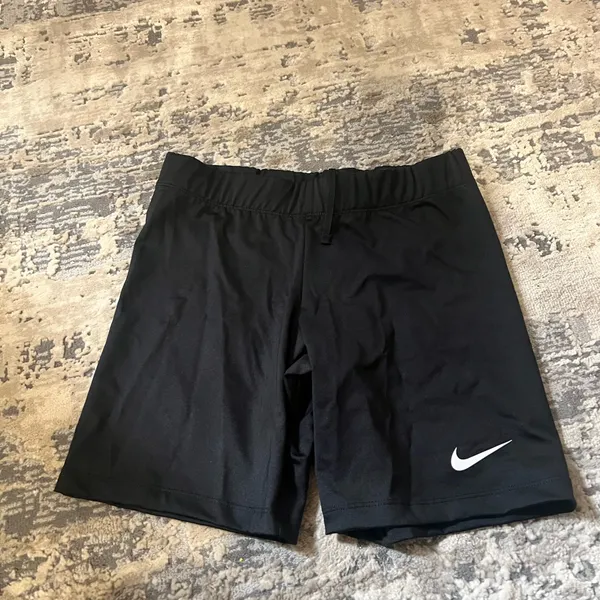NWT Nike Black Stock Half Tight 1/2 Length Running Shorts Size Small - Image 2