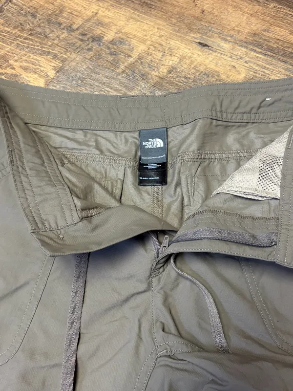 The North Face Horizon II Capri Pants Womens 10 Green Brown Hiking Camping - Image 6
