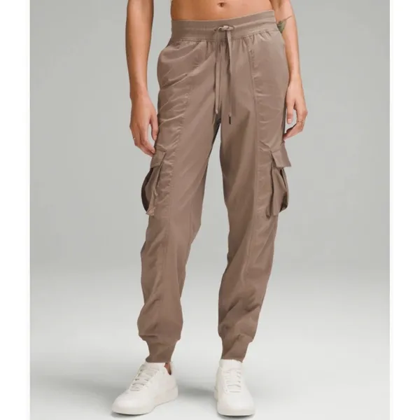 Lululemon Dance Studio‎ Relaxed-Fit Mid-Rise Cargo Jogger Taupetastic Size S - Image 2