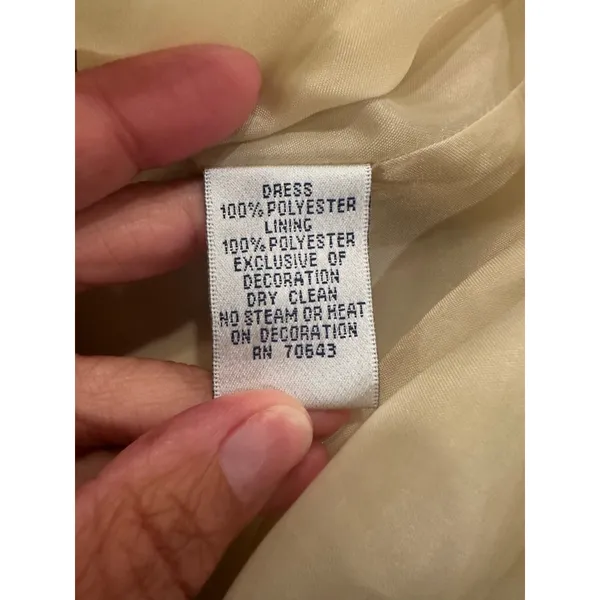 Women's Jessica Howard Dress Size 12 Beige - Image 7