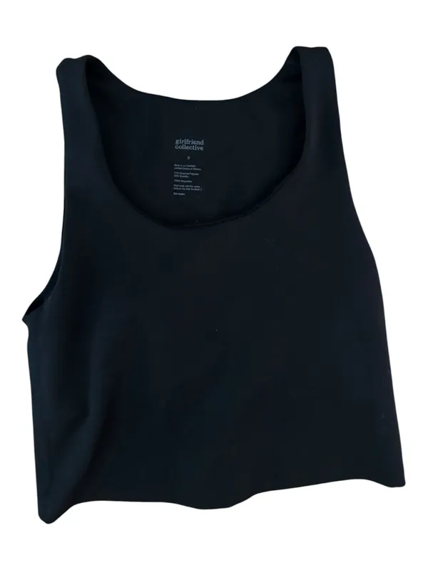 Girlfriend Collective Bella Scoop Tank Top Black Size Small - Image 2