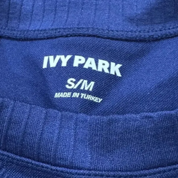 Ivy Park Blue Athletic Crop T Shirt Top Women’s Small/Medium - Image 4