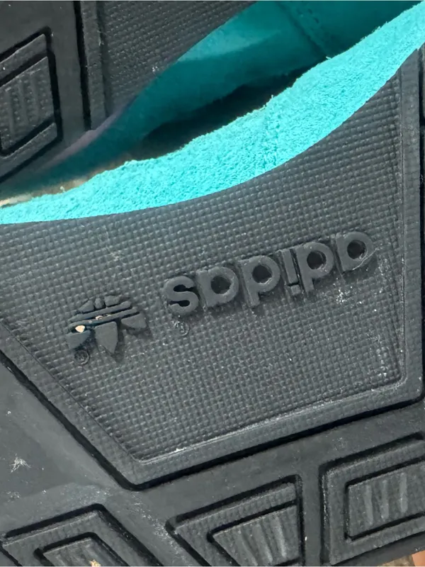 adidas Women's Teal and Purple Retro Running Shoes - Image 6
