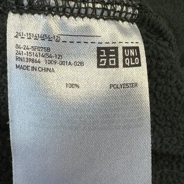 Uniqlo Women's‎ Fleece Full Zip Jacket Forest Green Med 241-151414 Stand Collar - Image 7