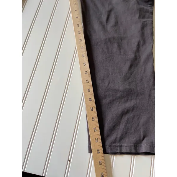 Oufeiya Charcoal Gray Wide Leg Overalls Adjustable Straps Drop Crotch Jumpsuit M - Image 7
