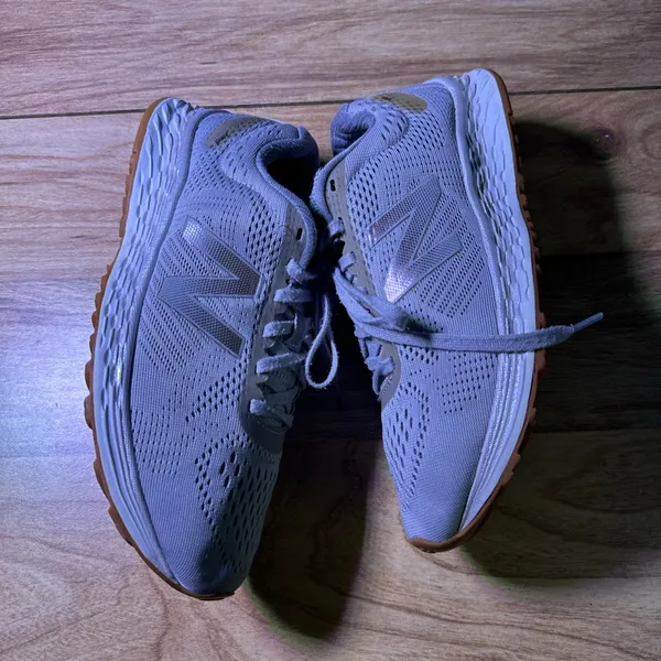 New Balance Light Gray Athletic Sneakers - Image 7
