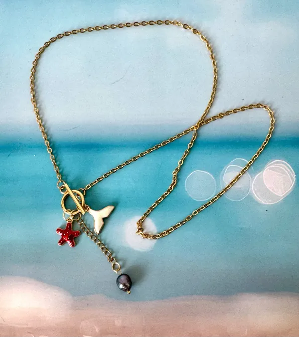 Mermaid Necklace 🧜‍♀️ Gold - Image 6