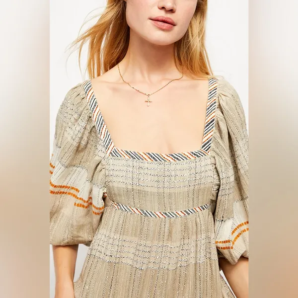 Free People All Lined Up Mini Dress - Image 3