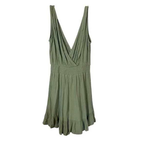 Rewind Green Sleeveless Lightweight One Piece Casual Romper Women Sz XS - Image 7