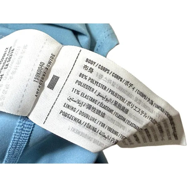 Womens Abercrombie & Fitch Blue Spaghetti Strap Slip Dress Shapewear Size Medium - Image 4