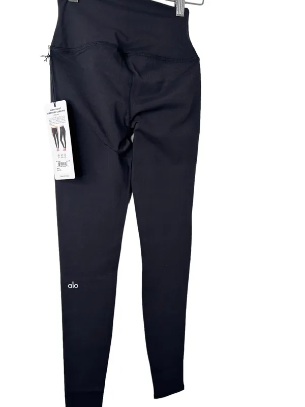 Alo NWT High Waisted Airbrush Leggings Black Size XXS - Image 4