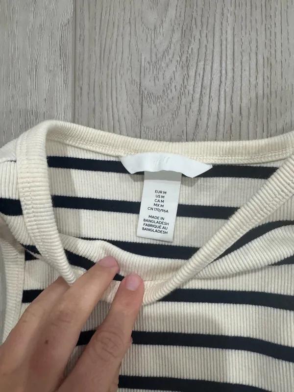 H&M Striped Rib Tank - Image 2